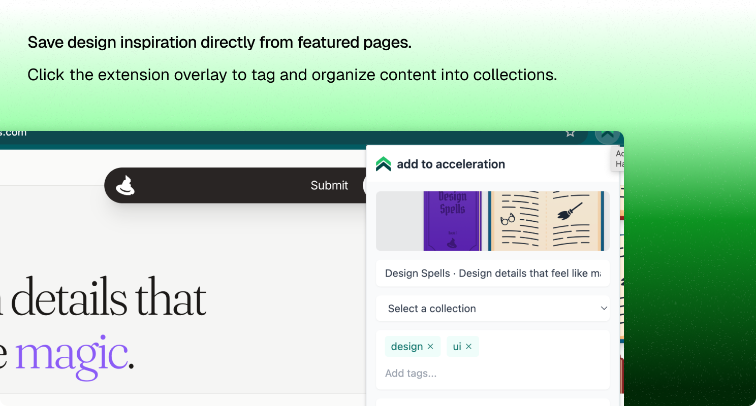 Extension Overlay Screenshot